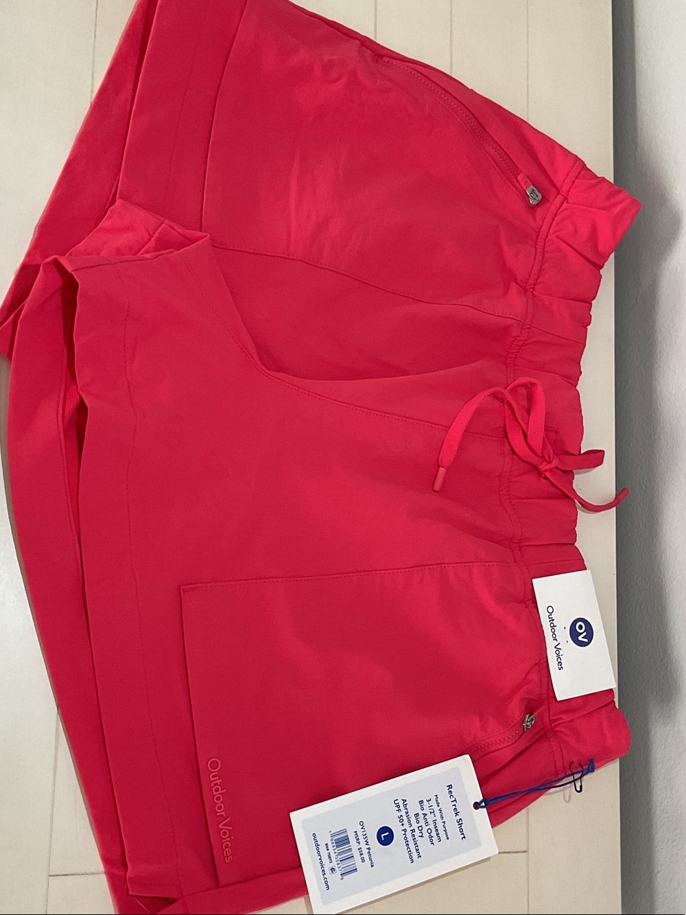 Outdoor Voices Bright Pink Athletic Shorts